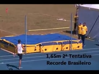 Salto em altura f42 recorde brasileiro 1,65m de flavio reitz