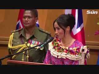 Meghan markle makes powerful first speech in fiji