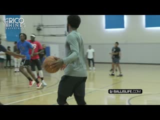 Kyrie irving shows off his nasty handles at rico hines private runs