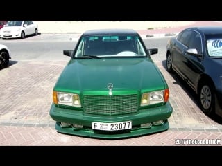 Cod | bonkers green w126 500sel 1000sel style in dubai