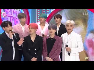 190421 bts interview @ sbs inkigayo