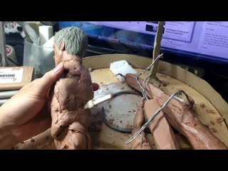 How to sculpt hyperrealistic bruce lee part 14 shaping torso