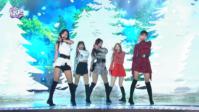 Momo, sana, tzuyu, dahyun, jeongyeon (twice) yes or yes @ 2018 sbs gayo daejun 181225