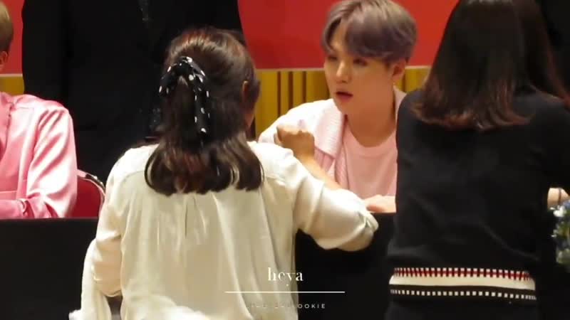 190427 상암 팬싸인회 방탄소년단 슈가 윤기 me do you know lil meow meow sg lil meow meow i dont me