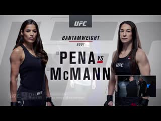 Ufc 257 / weigh in face off julianna peña vs sara mcmann